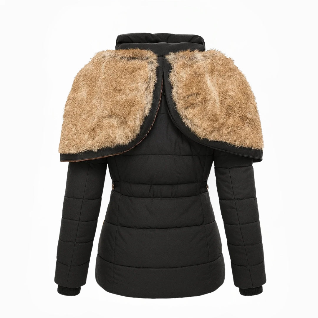 Aniek | Manteau d'hiver chaud avec doublure en fausse fourrure