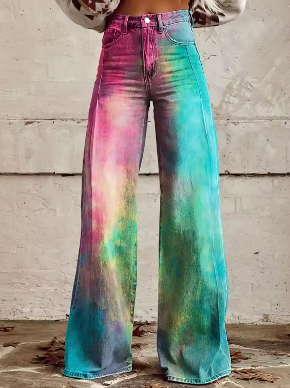 Chloé - Pantalons Boho Vintage Élégants