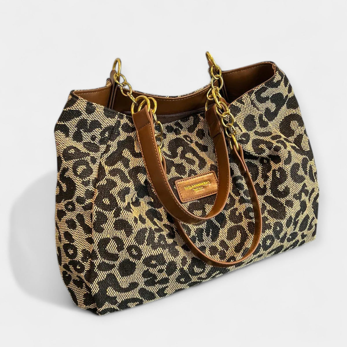 Sac à bandoulière avec imprimé animal