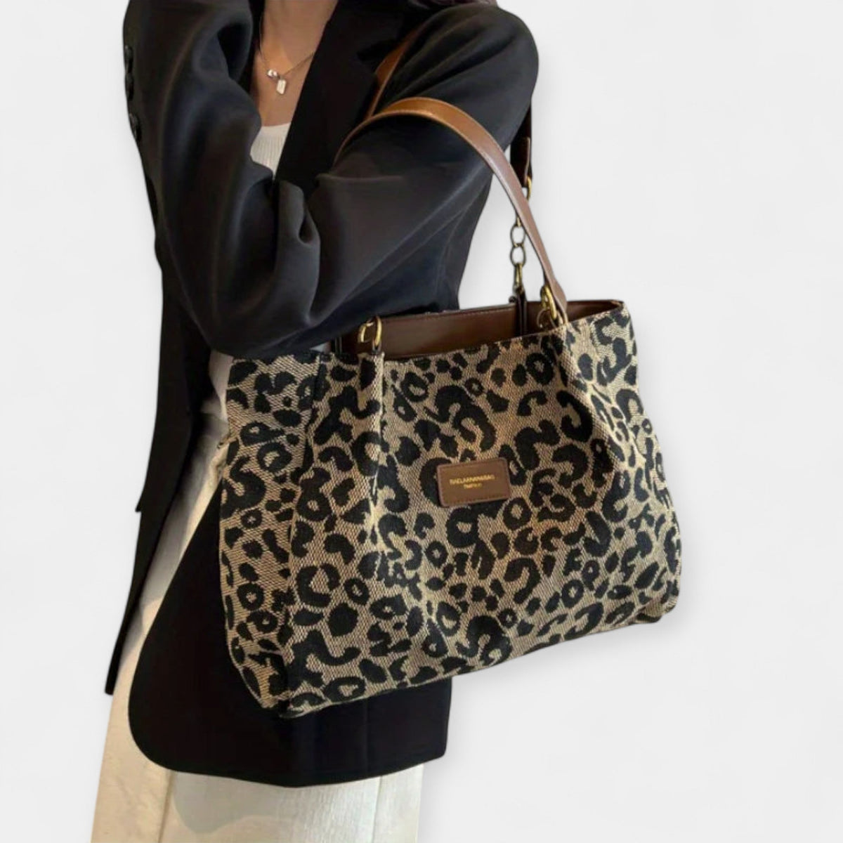 Sac à bandoulière avec imprimé animal