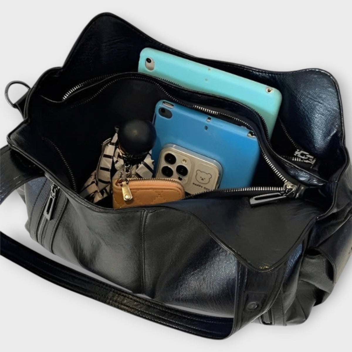 Sac à main en cuir intemporel avec élégance sans effort