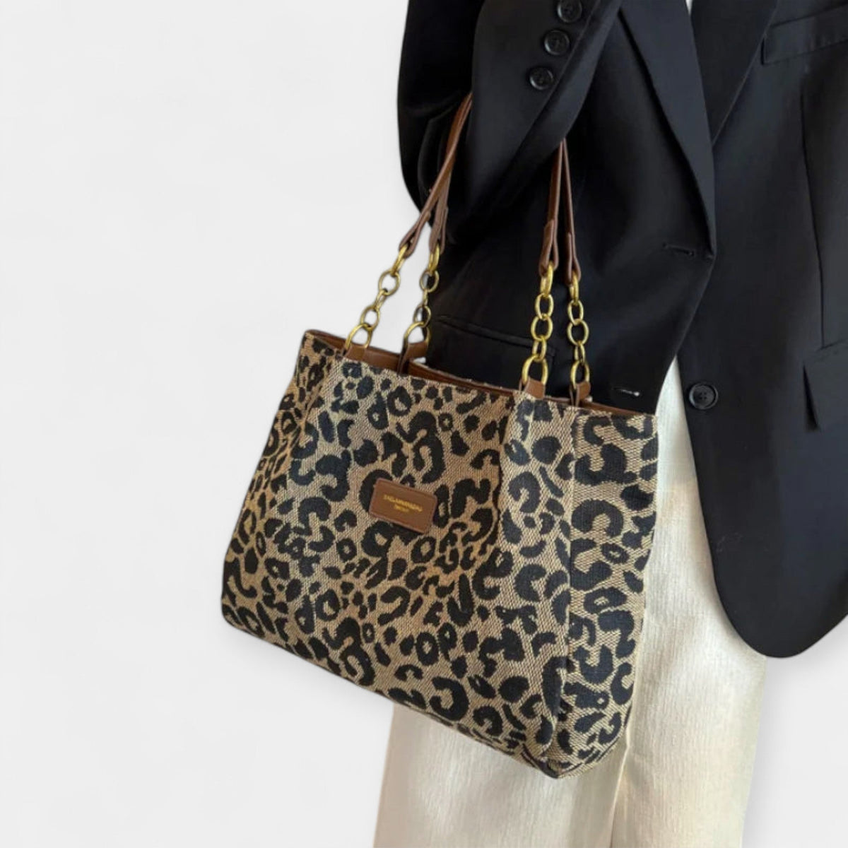 Sac à bandoulière avec imprimé animal