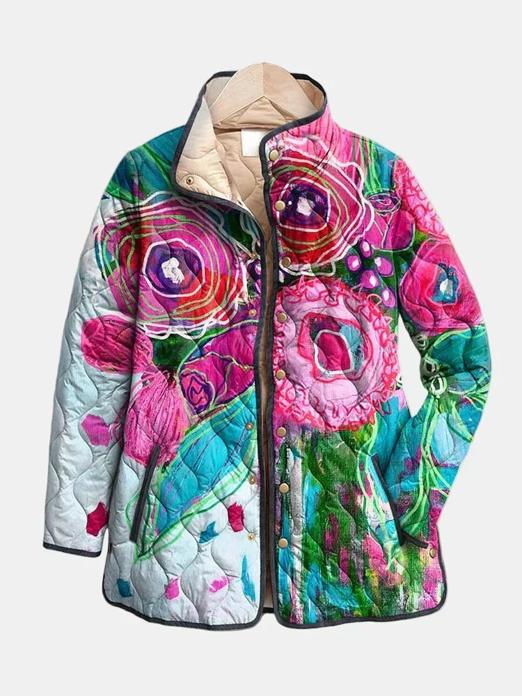 Vessia | Veste Élégante à Motif Floral