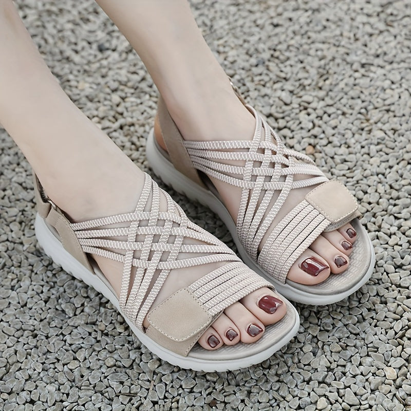 Soline | Sandales Sport-Chic à Semelle Haute