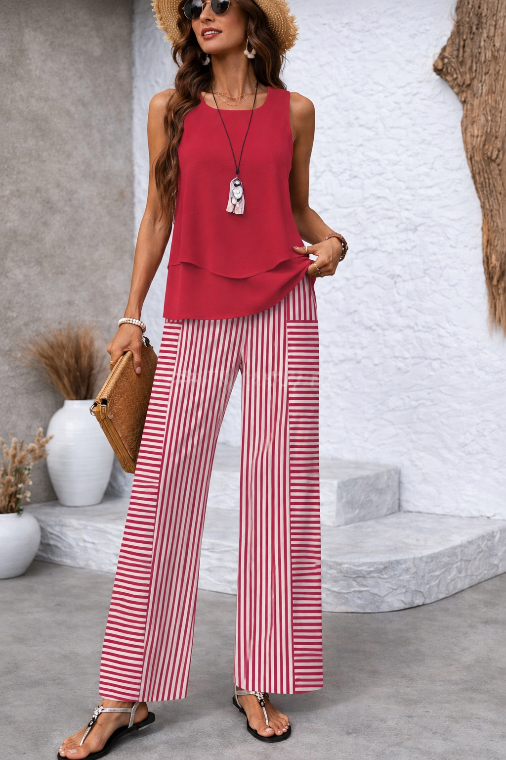 Rosavienne | Ensemble Rayé Riviera