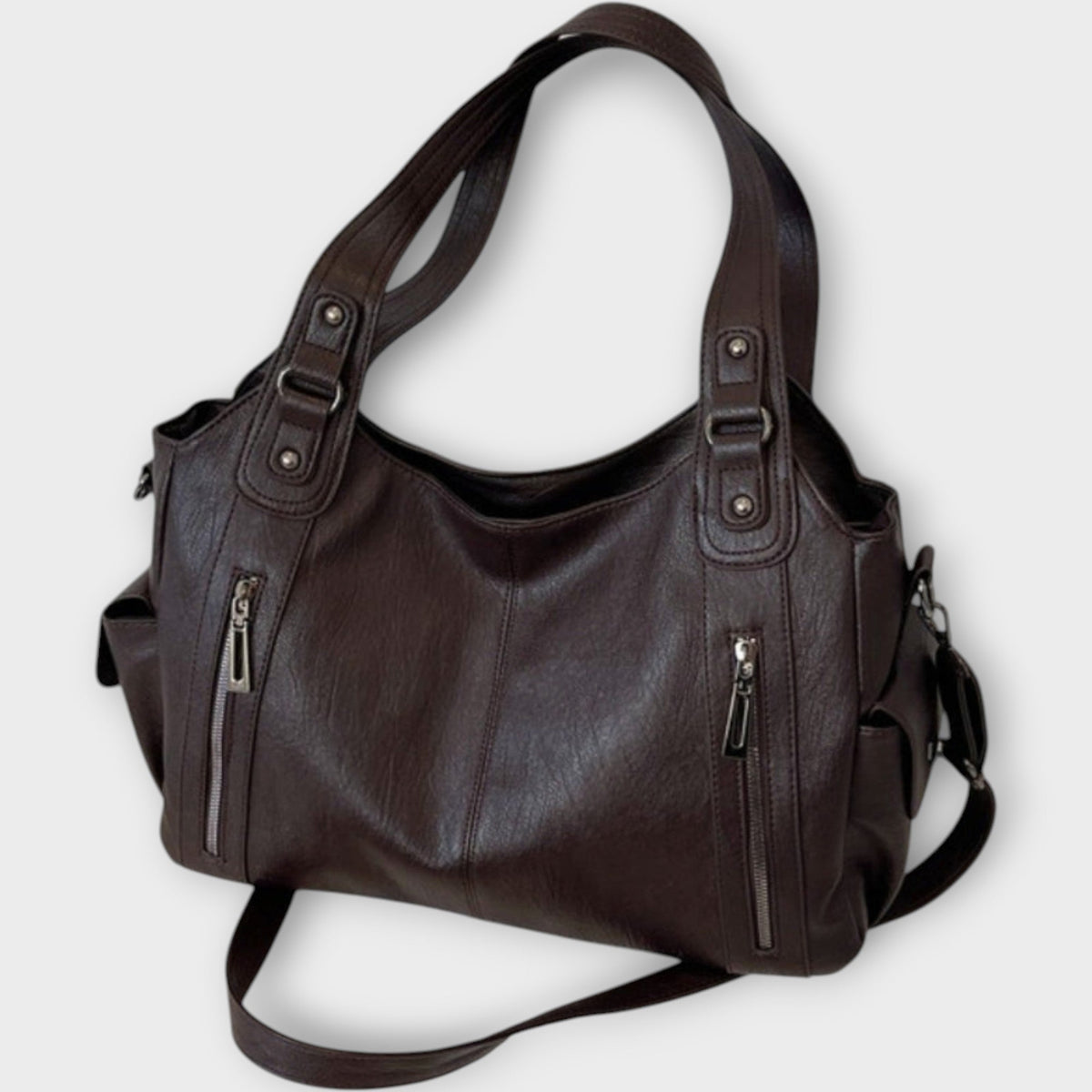 Sac à main en cuir intemporel avec élégance sans effort
