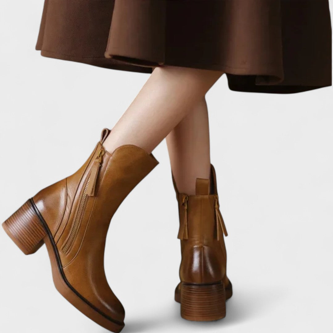 Candela - Bottines orthopédiques en cuir premium