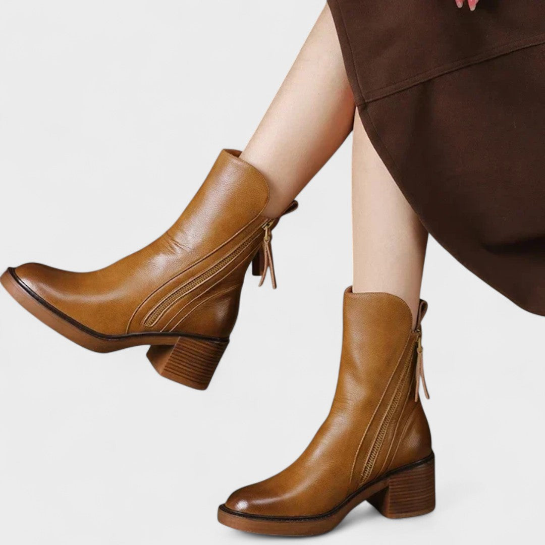 Candela - Bottines orthopédiques en cuir premium