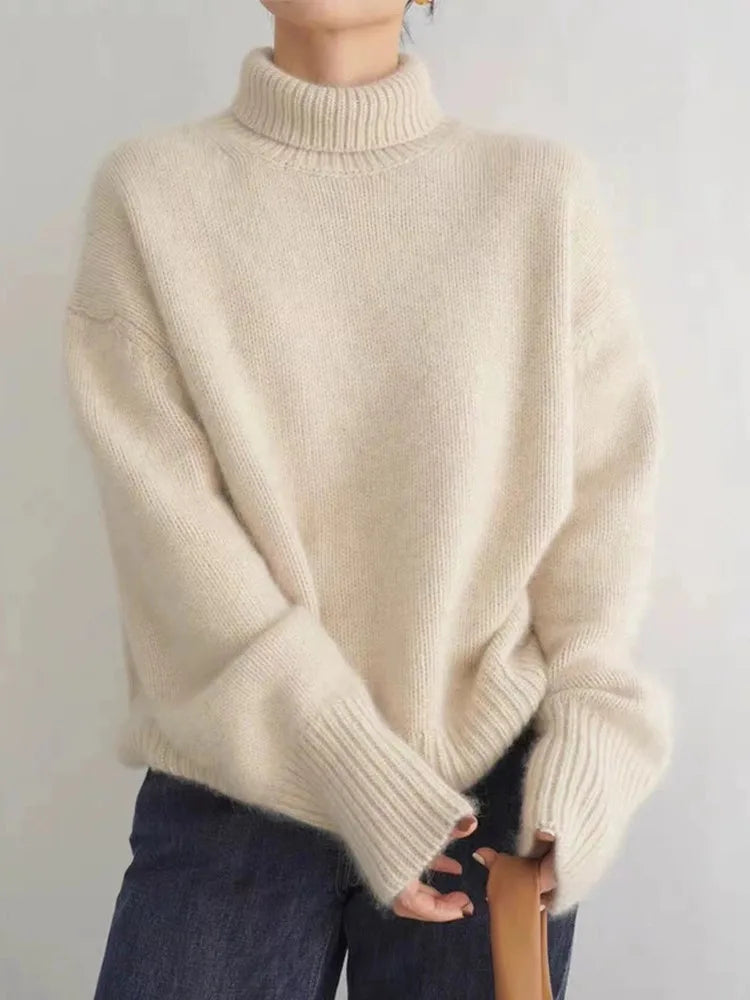 Avery™ - Pull Col Roulé Doux et Confortable