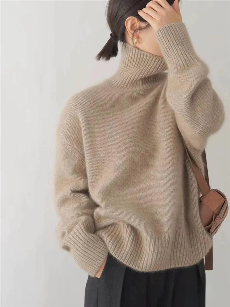 Avery™ - Pull Col Roulé Doux et Confortable