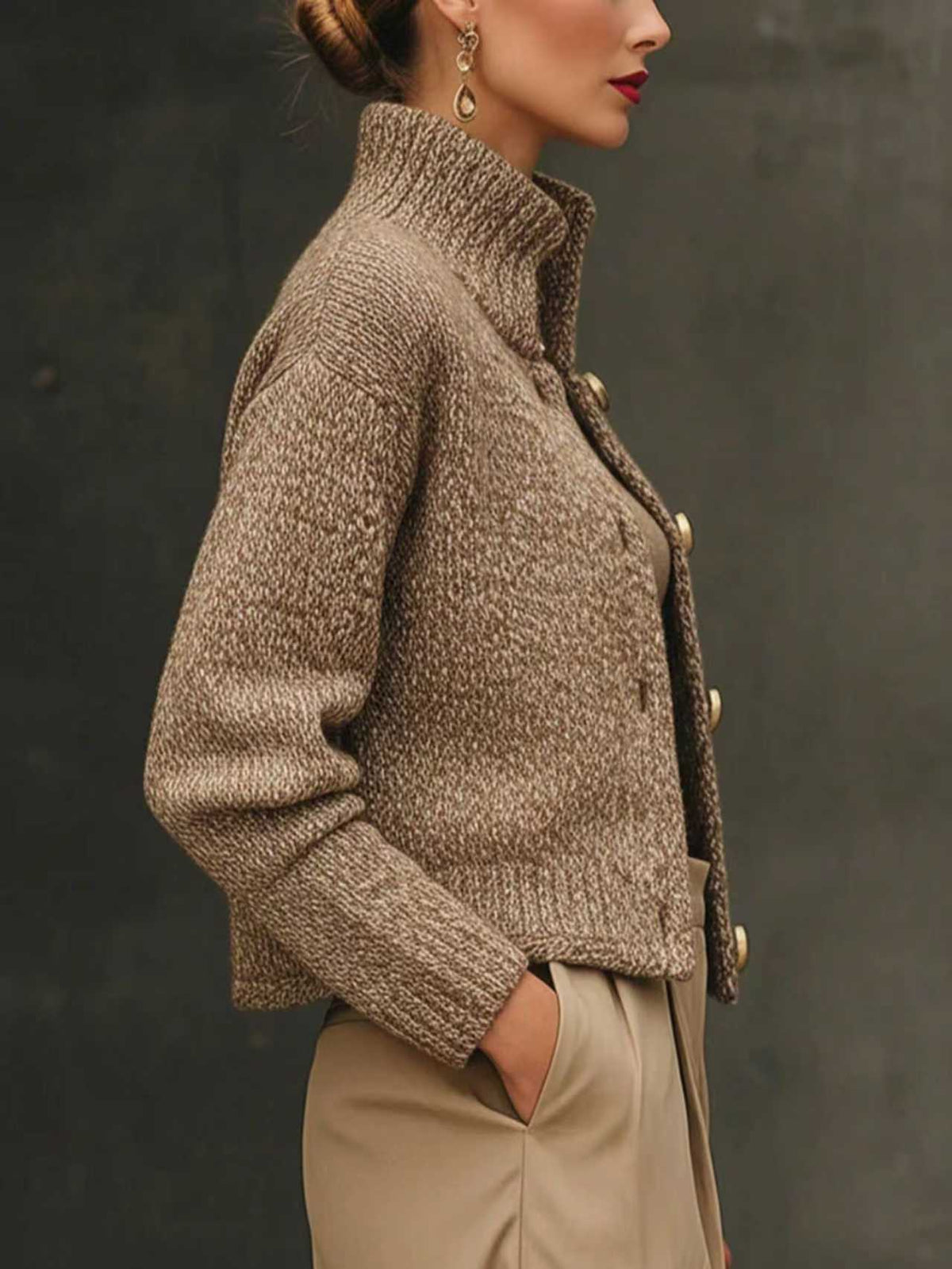 ADÉLINE | Veste en Laine Mélangée Sur Mesure