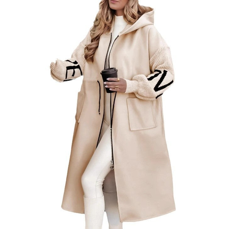 Seravia™ – Manteau Tricoté Long