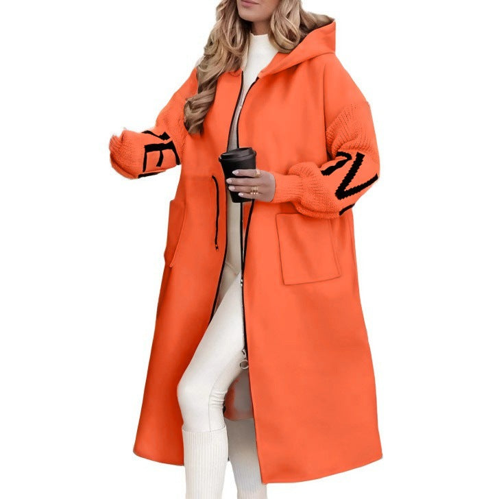 Seravia™ – Manteau Tricoté Long