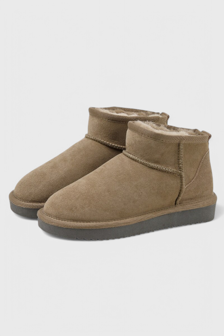 Adelaide Bottes Cheville Doublée en Shearling