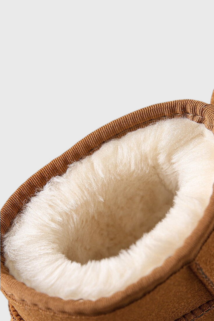 Adelaide Bottes Cheville Doublée en Shearling