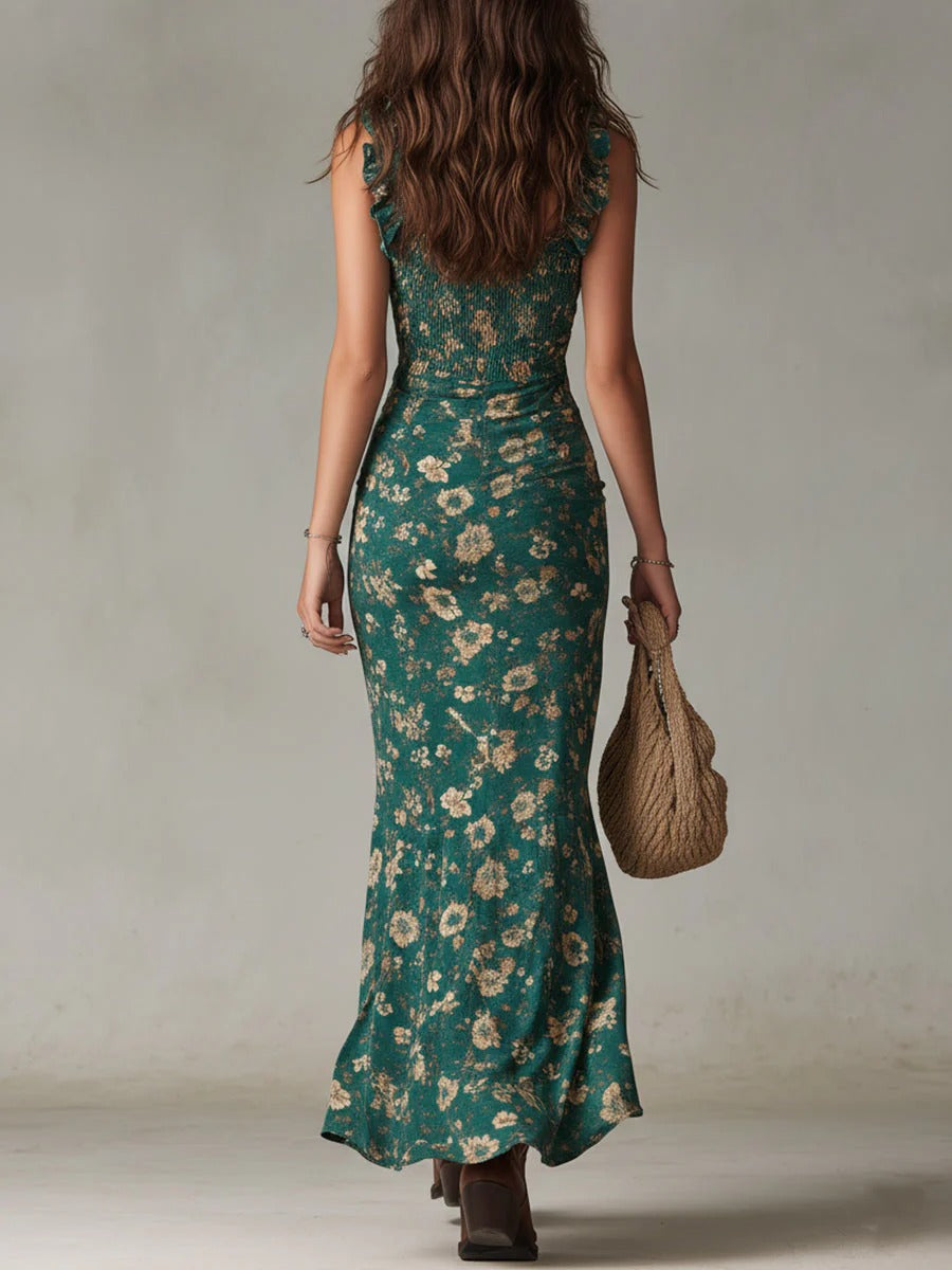 Nyssa | Robe longue à fleurs