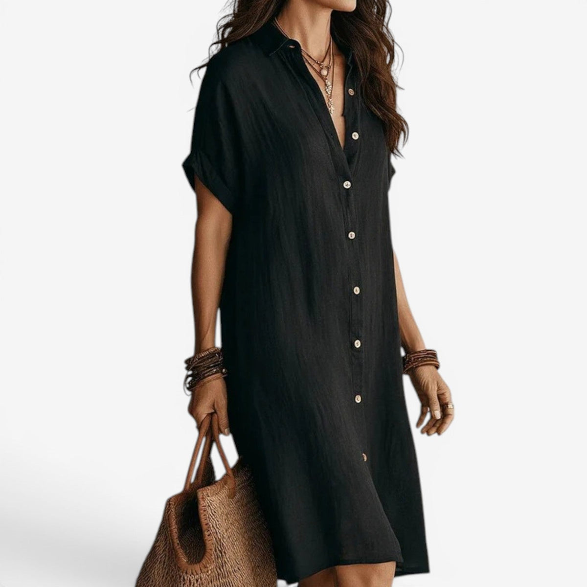 Robe chemise en lin Jenny™