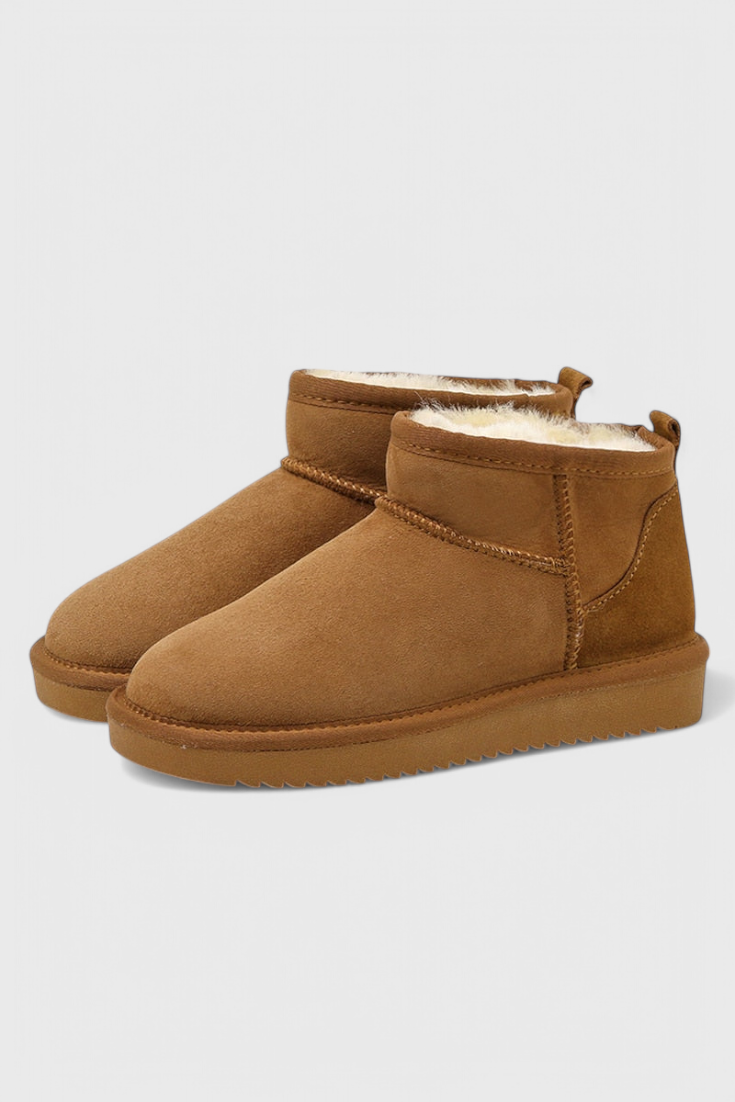 Adelaide Bottes Cheville Doublée en Shearling