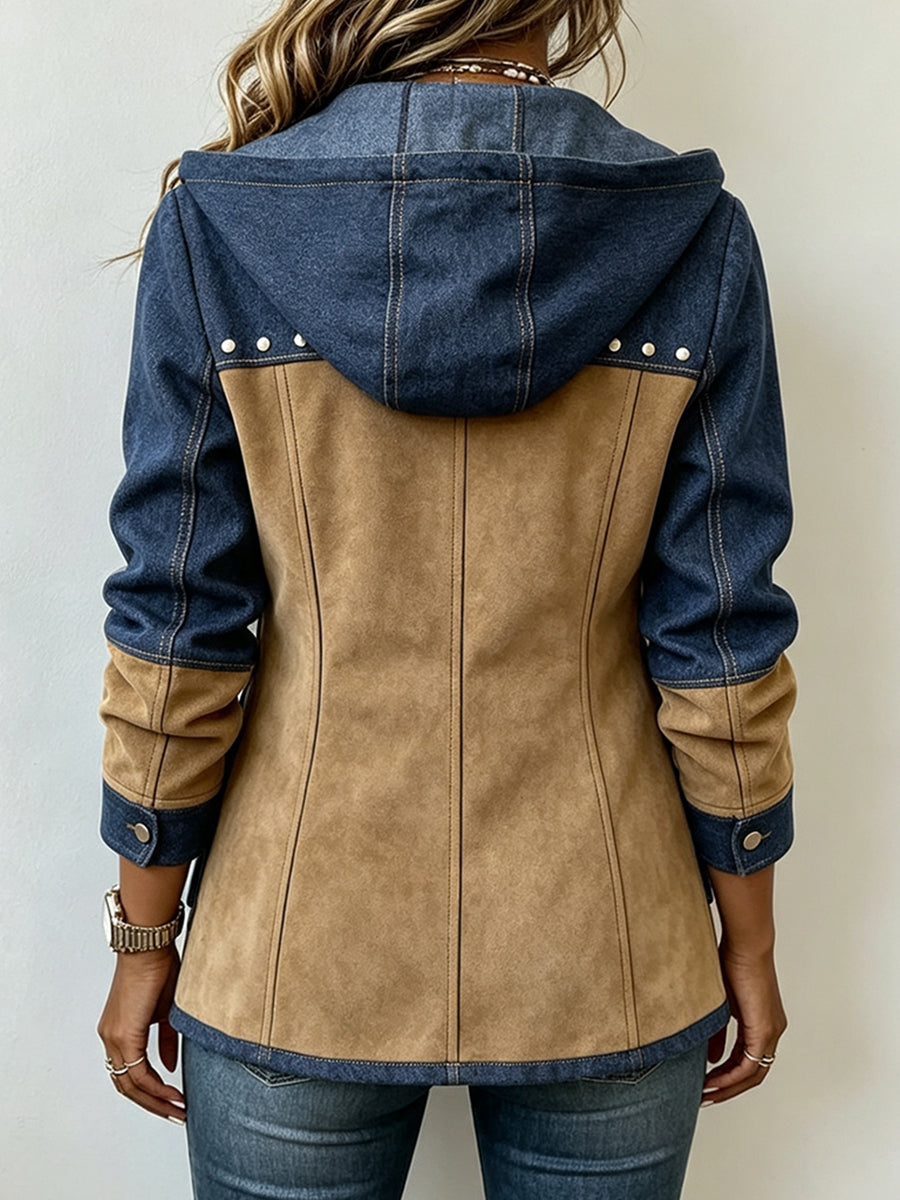 Adriana | Veste à Capuche Marine