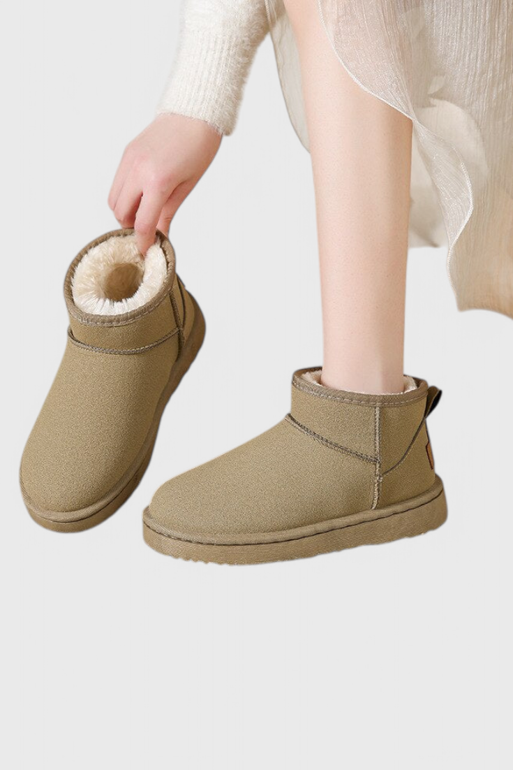 Adelaide Bottes Cheville Doublée en Shearling
