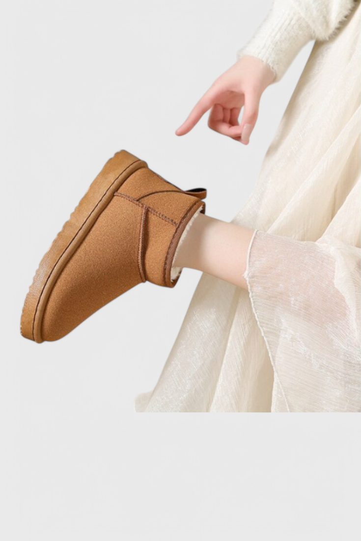 Adelaide Bottes Cheville Doublée en Shearling