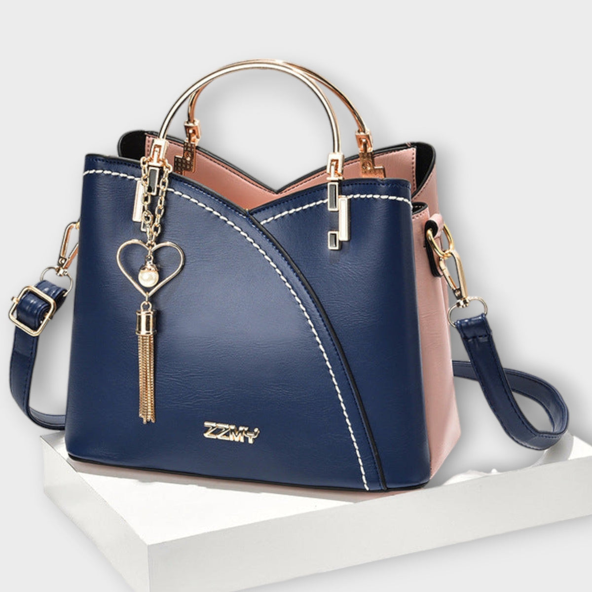 Sac fait main brillant