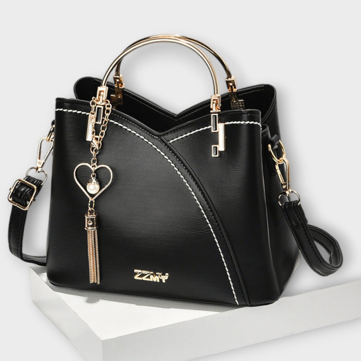 Sac fait main brillant